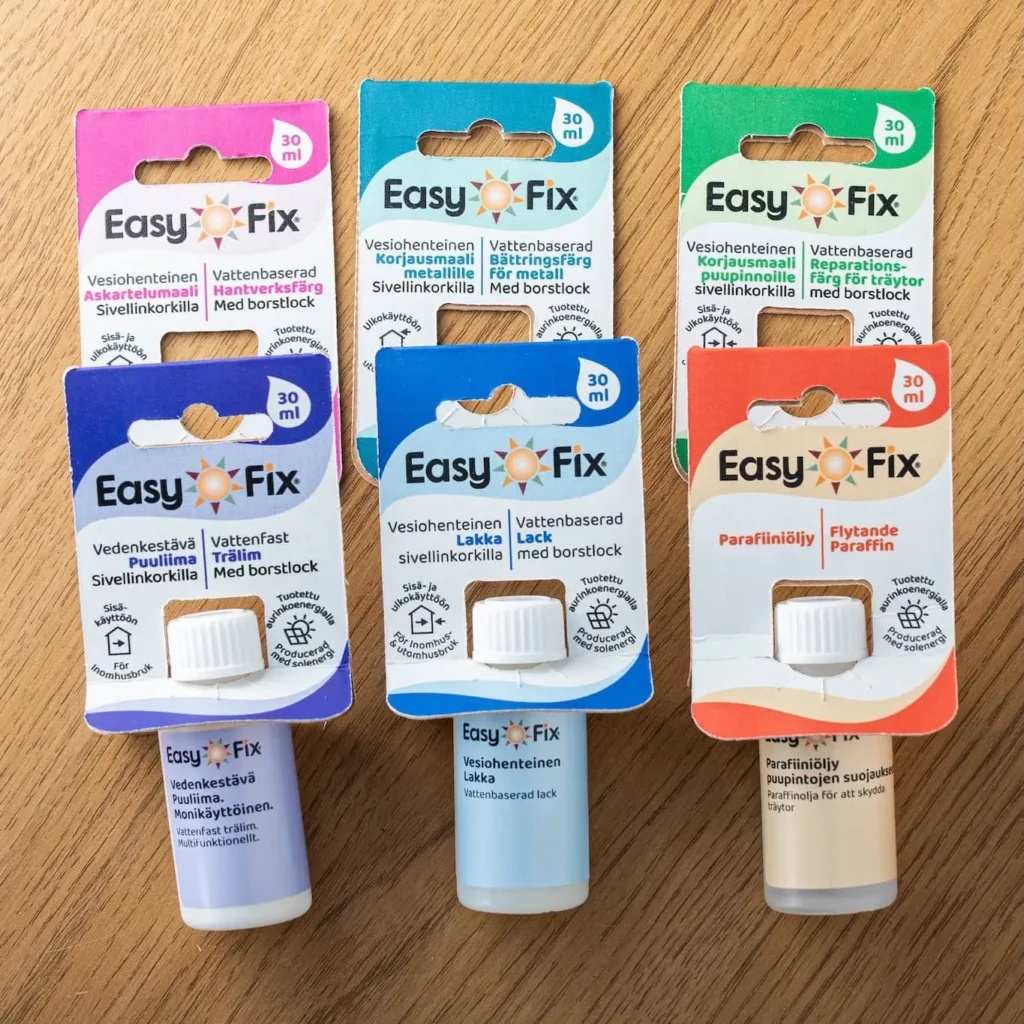 Säänkestävä puuliima on osa Easyfixin tuotesarjaa.